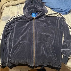 Blue adidas jacket size XL